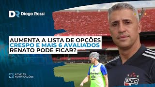 CRESPO E OUTROS 6 TÉCNICOS OBSERVADOS PELO GRÊMIO  RENATO VAI SAIR MESMO  2025 COISAS VÃO MUDAR [upl. by Kask]