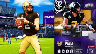 91 Diego Pavia is AMAZING in College Football 25 [upl. by Ahcim]