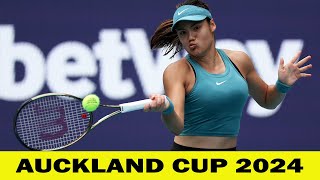 Emma Raducanu vs Elina Svitolina Highlights  Auckland 2024  142024 [upl. by Legir]