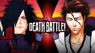 Madara VS Aizen Naruto VS Bleach  DEATH BATTLE [upl. by Kitchen]