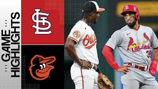 Cardinals vs Orioles Game Highlights 91323  MLB Highlights [upl. by Candra350]