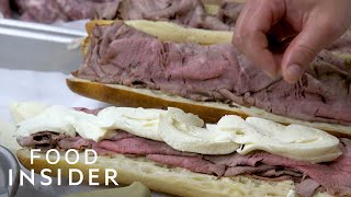 Why Hoboken Is Obsessed With This Roast Beef Sandwich  Legendary Eats [upl. by Ecnar]