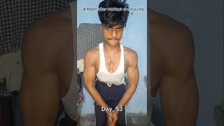 Day53❤️‍🔥75hardchallenge strugglechallenge motivational insipirational chestworkout minivlog [upl. by Aihtnis]