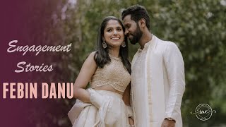 FEBIN DANU  ENGAGEMENT STORIES FROM ROSE WEDDING COMPANY [upl. by Alfonzo]