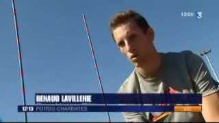 Rencontre avec Renaud Lavillenie avant les JO [upl. by Enirehtahc]