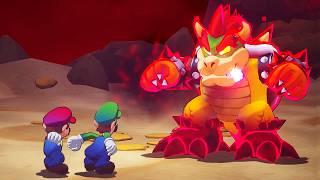 Mario amp Luigi Brothership  Full Bowser Boss Fight HD [upl. by Lizzy]