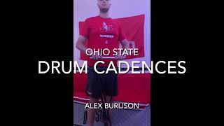 Ohio State University Marching Band Drum Cadences Tenors [upl. by Bertelli]