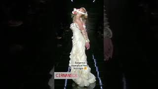 fashion runway model catwalk reactionvideo adrianalima victoriasecret viral shortsfeed [upl. by Accem]