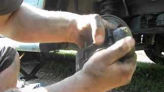 DIY How to change 05  06 Toyota Corolla XRS rear brakes  brake pads and rotors [upl. by Dawn]