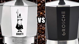 Classic Coffee Moka Pot Tutorial  Bialetti vs Grosche  Impossibly Kosher [upl. by Wattenberg981]