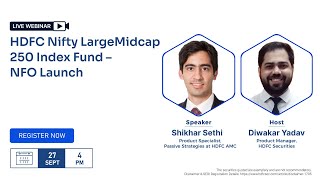 HDFC Nifty LargeMidcap 250 Index Fund – NFO Launch [upl. by Intosh684]