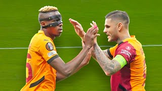 Osimhen amp Icardi Amazing DUO in Turkey [upl. by Adoree]