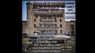 Rolling into Joliet Prison Car Show 2024 [upl. by Lilac]