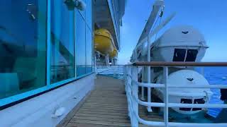 Independence of the Seas Deck 4 Time lapse [upl. by Tamer]