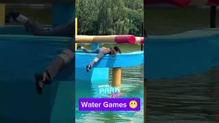 Water Games  waterslide watergames fun short waterparkfun slide Water Park Fun [upl. by Edroi]