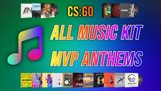 CSGO ALL MVP Music Kits  MVP Anthems [upl. by Denby]