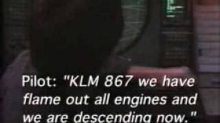 KLM four engine failure from volcanic ash cloud [upl. by Melamie169]