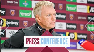 quotWeve Made A Strong Start To The Leaguequot  David Moyes Press Conference  West Ham v Crystal Palace [upl. by Neehar]