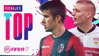 Fichajes Top Jóvenes Promesa  Contenciones FIFA 19 [upl. by Dichy]