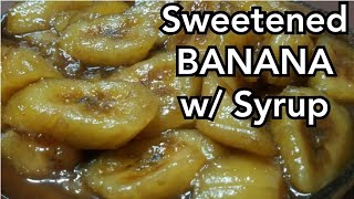 Minatamis na saging na saba recipe Yummy Dessert zharenir foodies [upl. by Eleinad228]