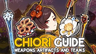 CRAZY Geo Damage  Chiori Guide [upl. by Slyke]