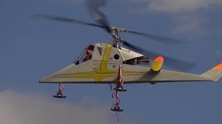 Amazing HighTech RC Helicopter FlettnerRotor both turn with over 1400rpm do not hit each other [upl. by Pegma]