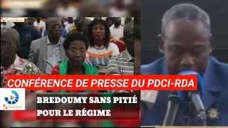 CONFERENCE DE PRESSE DE SOUMAÏLA BREDOUMY PORTEPAROLE DU PDCIRDA [upl. by Enajaras]