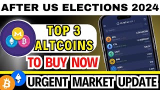 TOP 3 ALTCOINS TO BUY  BEST ALTCOIN  3 CRYPTOS TO BUY  Top 3 Altcoins with Highest Potential [upl. by Eissim]