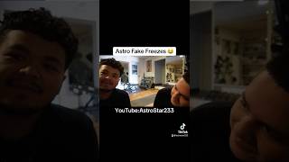 Astro Fake Freezes 😭 funny [upl. by Ivanah]