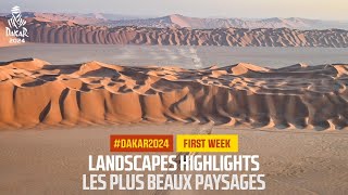 Landscapes of the first week  Dakar2024 [upl. by Oinotnas]