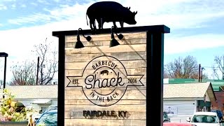 SHACK in the BACK BBQ with RYAN  Fairdale Kentucky  Restaurant Review [upl. by Yolane354]