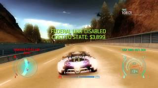 AMD Radeon HD5450 test with Need For Speed Undercover [upl. by Adamec]