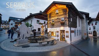 SERFAUS AUSTRIA 🇦🇹  The Most Beautiful Evening Walk in Tyrol 8K [upl. by Giuliana945]