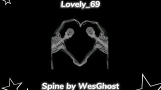 SPINE WesGhost sloweddaycore lyrics [upl. by Ielak416]