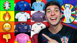 RANKING EVERY EURO 2024 AWAY KIT [upl. by Lliw]