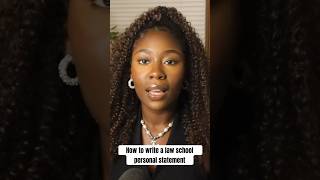 How to write a law school personal statement Law school application process lawschooladmissions [upl. by Akire848]