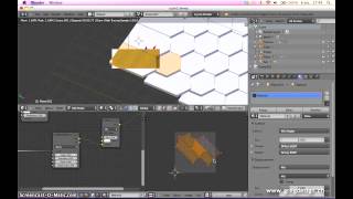 Tutoriel blender 3D architecture création dune toiture en brique [upl. by Mayyahk]