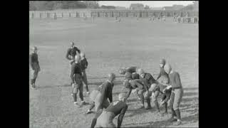 Knute Rockne leads practice 1929 [upl. by Enihpesoj670]