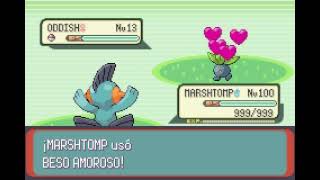 POKEMON EMERALD  MARSHTOMP  BESO AMOROSO  LOVELY KISS [upl. by Desirae943]