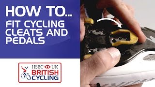 How to fit cycling cleats and pedals [upl. by Ennayehc998]