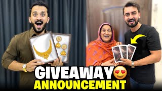 Gold Sets added in Giveaway😳Final Announcement😁 [upl. by Iaj]