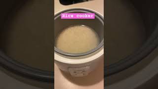 Making Rice in a rice cooker ricecookers [upl. by Rockafellow555]