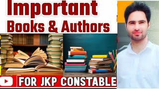 Important Books And Authors JKP Constable posts india jkpsc upsc jkssb sscconstable [upl. by Yesnnyl]