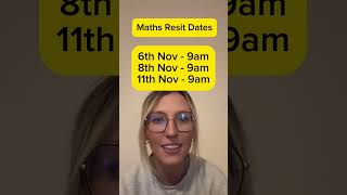 GCSE Maths Resit Dates gcse gcsemaths gcseresits [upl. by Ahsien566]