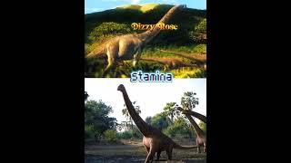 Sauroposeidon vs Brachiosaurus 1v1 dinosaur vs prehistoric tyrannosaurusrex sauropod animals [upl. by Craggy]