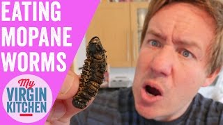 MOPANE WORM CATERPILLAR TASTE TEST [upl. by Alon726]