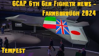 GCAP 6th Gen Fighetr news  Farnborough 2024 [upl. by Laen]