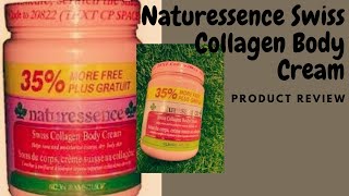 Affordable skin firming body cream Naturessence Swiss Collagen Body Cream Review [upl. by Aissatsana303]