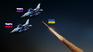 Ukrainian missiles hit Russian MiG29 aircraft [upl. by Sydalg]