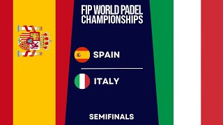 SEMIFINAL  SPAIN VS ITALY  FIP WORLD PADEL CHAMPIONSHIPS 2024  Highlights ALL MATCHES [upl. by Eimaral]